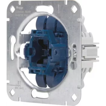 HEINRICH KOPP 507700003 Unterputz-Wechselschalter-Einsatz, Aluminium, 250V, 10AX, IP20, Schraubklemmen, Abdeckung und Rahmen nicht enthalten