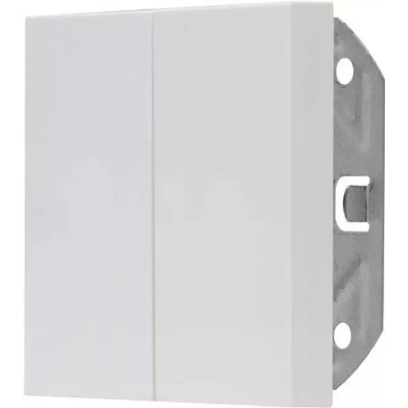 HEINRICH KOPP 490329007 Unterputz-Doppel-Schuko-Steckdose mit Klappdeckel, IP44, Weiß