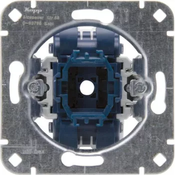 Kopp Universal-Schaltereinsatz, 1-polig, 10 A, 250 V, Unterputz, für Wippabdeckungen 507600000