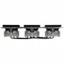 HEINRICH KOPP HK07 KombiQuick 3-fach horizontale Schuko-Steckdoseneinsatz Anthrazit 133315008