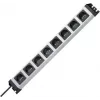 Kopp POWERversal 8-fach Steckdosenleiste mit 1,4 m Kabel, Weiß 226920014