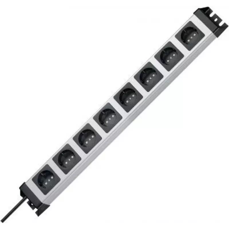 Kopp POWERversal 8-fach Steckdosenleiste mit 1,4 m Kabel, Weiß 226920014