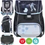 Herlitz Loop Schulrucksack 6-9 Jahre mit Cyber Soccer Robot