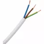 HEINRICH KOPP H03VV-F 3G0,75 mm² weißes flexibles PVC-Kabel 25 m 151625006
