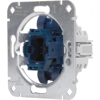 HEINRICH KOPP Unterputz-Aus-/Wechselschalter Basis, 250V, 10AX, IP20, Aluminium 508600001
