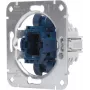 HEINRICH KOPP Unterputz-Aus-/Wechselschalter Basis, 250V, 10AX, IP20, Aluminium 508600001