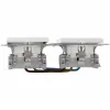 HEINRICH KOPP HK07 KombiQuick 2-fach horizontale Unterputz-Schuko-Steckdose, Reinweiß 133729001