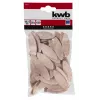 kwb Holzdübel 10 mm, 50 Stück, Buche, gerillt, DIN 68150 029110