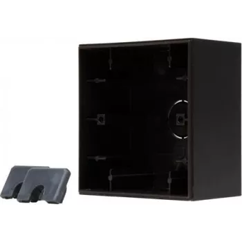 HEINRICH KOPP HK07 Aufputzgehäuse, 1-fach, IP20, Schwarz 374750008