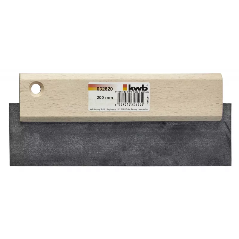 kwb 032620 Fugenbrett 200 mm x 55 mm Elastikgummi mit Holzgriff