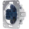 HEINRICH KOPP 508500008 Unterputz-Jalousieschalter-Einsatz 250V 10A IP20 Aluminium
