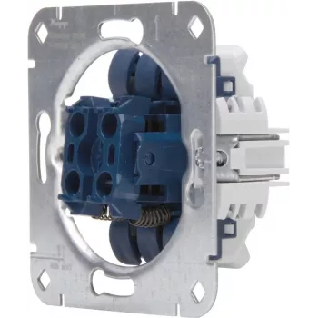 HEINRICH KOPP 507900009 Unterputz-Jalousie-/Rollladen-Tastereinsatz, 250V, 10AX, IP20, Aluminium