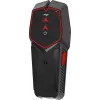 KWB SAFETY-FIXX 11620 Multimaterial-Detektor, Holz, Eisenmetall, spannungsführende AC-Leitung, 38 mm Tiefe, Schwarz/Rot