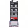 kwb 107420 16-teiliges Schraubendreher-Bit-Set mit Haltefunktion, 25 mm, 1/4 Zoll Sechskant