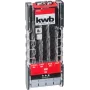 kwb 109145 Carbide Stein-Spiralbohrer-Set, 8-teilig, 3-10 mm