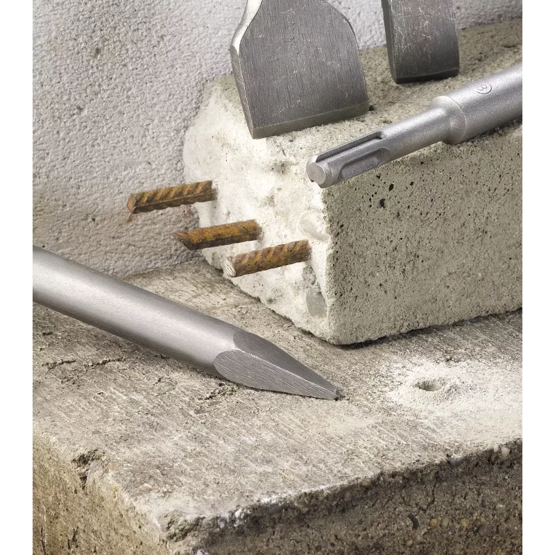 kwb 109166 SDS-Plus Hartmetall-Meißelset, 6-teilig, 5/6/8/10 mm