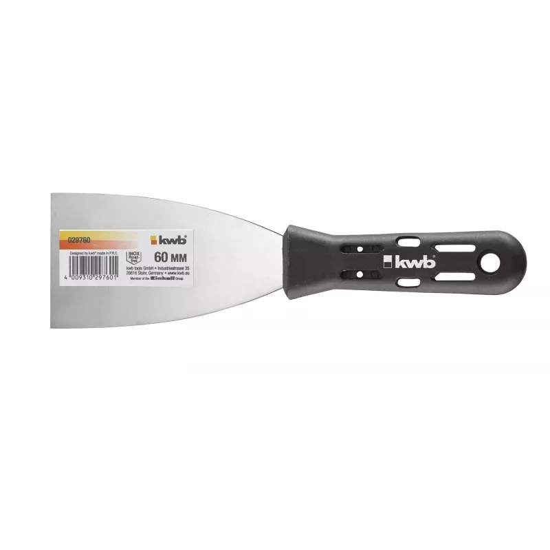 kwb 029760 Spachtel für Maler 60 mm Edelstahl