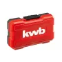 kwb 109010 Bit-Set, 39-teilig, S2-Stahl-Bits, 1/4 Zoll Sechskantschaft, magnetischer Schnellwechselhalter, farbcodiert