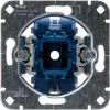 HEINRICH KOPP 508400005 Unterputz-Tastereinsatz, Wechselkontakt, 250V, 10AX, IP20, Aluminium