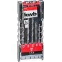kwb 109140 Hammerbohrer-Set mit Hartmetallspitzen, 5-teilig, 4-10 mm