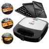Russell Hobbs Creations 3-in-1 Sandwichmaker, Schwarz/Edelstahl