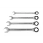 KWB 460490 Doppel-Ringratschenschlüssel-Set 4-teilig 10-17 mm