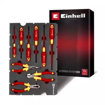 Einhell 370524 Koffereinsatz 9-teiliger Schaumstoff-Organizer für E-Case