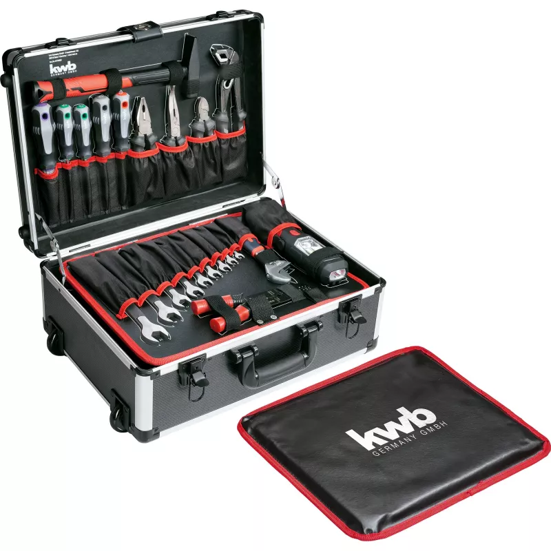 kwb 370680 68-teiliges Werkzeugkoffer-Set mit Handwerkzeugen