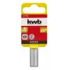 kwb 372143 Steckschlüssel-Adapter 1/2 Zoll auf 3/8 Zoll Chrom-Vanadium-Stahl