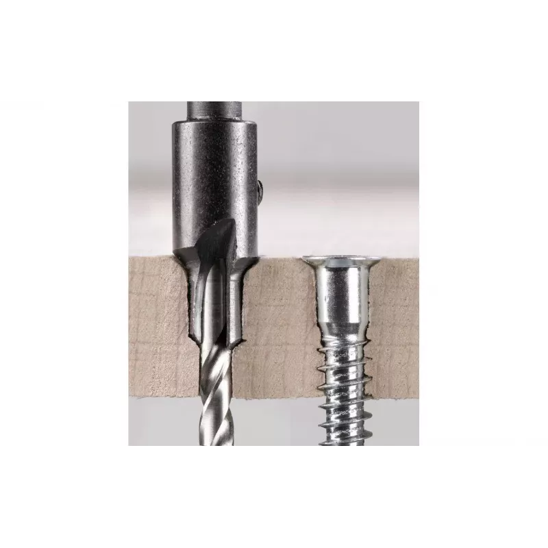 kwb 512604 Holzfräsersatz, 6-teilig, 6 mm Schaft, Hartmetall-bestückt, in Holzkiste