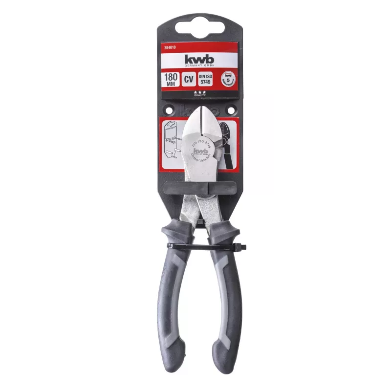 kwb 384010 Kraft-Seitenschneider 160 mm VDE 1000 V Chrom-Vanadium-Stahl
