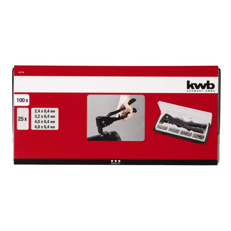 kwb 407190 Blindnietzangen-Set
