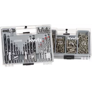 KWB 423090 Befestigungssortiment, 300 Teile