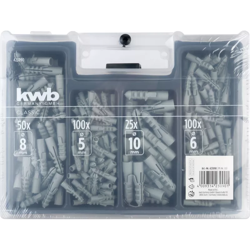 KWB 423090 Befestigungssortiment, 300 Teile
