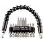 kwb 113990 11-teiliges Bit-Set mit magnetischem Schnellwechsel-Bithalter, S2-Stahl, 25 mm, PH/PZ/TX/SL