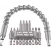 kwb 113990 11-teiliges Bit-Set mit magnetischem Schnellwechsel-Bithalter, S2-Stahl, 25 mm, PH/PZ/TX/SL