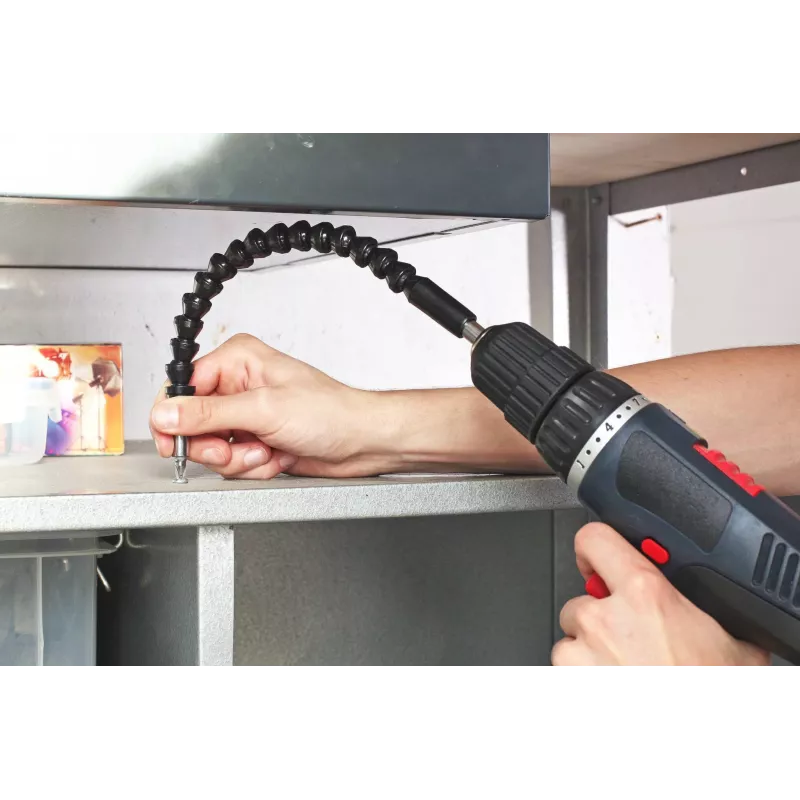 kwb 113990 11-teiliges Bit-Set mit magnetischem Schnellwechsel-Bithalter, S2-Stahl, 25 mm, PH/PZ/TX/SL