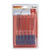 kwb 926000 Präzisions-Schlüsselfeilen-Set, 6-teilig (160 mm, Kohlenstoffstahl, ergonomische Griffe)