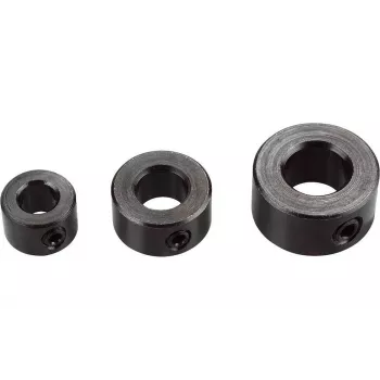 kwb 530300 Bohrtiefenanschlag-Set, 3-teilig, für Bohrer 6/8/10 mm, Stahl, mit Inbusschlüssel