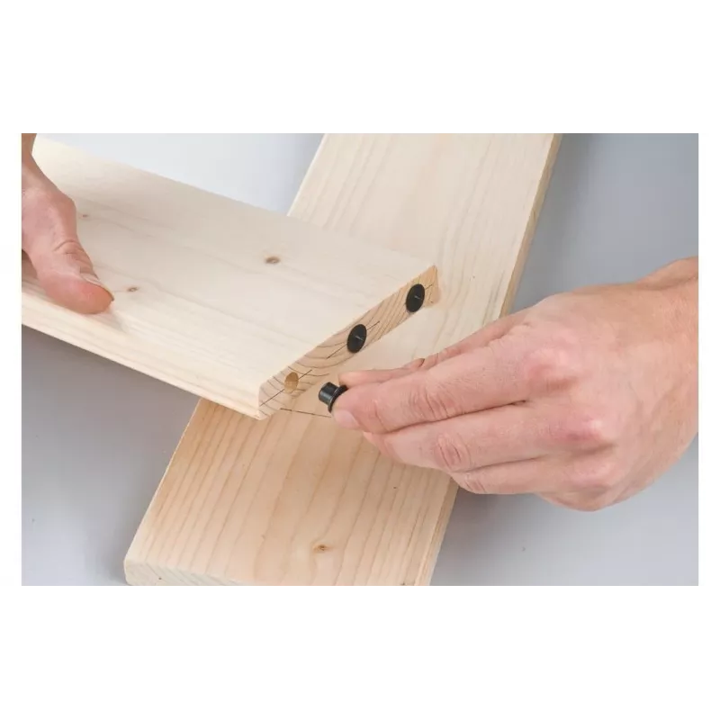 KWB 530206 Dübelmarkierungsstifte für Holzdübel, 4 Stück (6, 8, 10, 12 mm)
