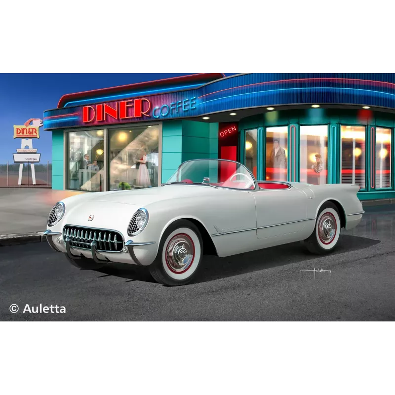 Revell 67718 1953 Corvette Roadster Automodell Bausatz 1:24