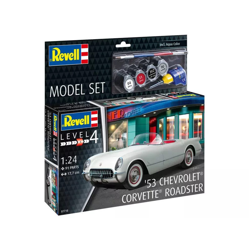 Revell 67718 1953 Corvette Roadster Automodell Bausatz 1:24