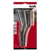 kwb 3-teiliges Drahtbürsten-Set – Stahl-, Messing- und Nylonborsten mit ergonomischen Griffen (923490)