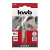 kwb 443006 HSS Handgewindebohrer M6 x 1,0 DIN 352 Schälbohrer, 1 Stück