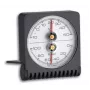 TFA Dostmann 45.2018 Analoges Rundthermometer, Ø63 mm, -20 bis +50 °C, Weiß/Silber 7601