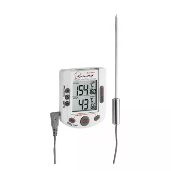 TFA Dostmann Küchen-Chef Digitales Braten- und Backofenthermometer 14.1503