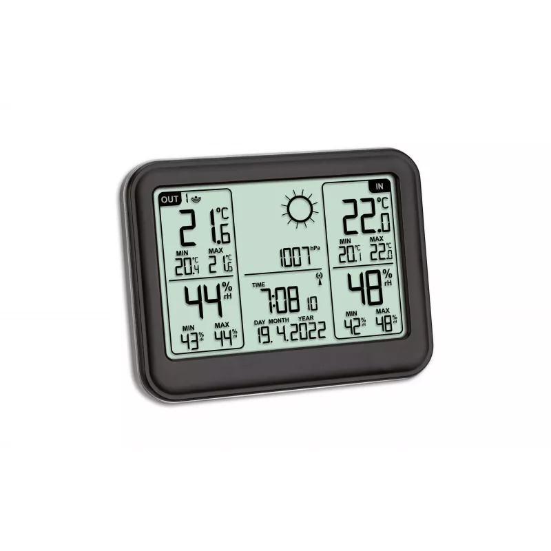 TFA Dostmann MEMO 35.1141.01 Funk-Wetterstation mit 12-24 Stunden Vorhersage