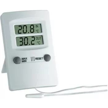 TFA Dostmann Digitales Innen-Außen-Thermometer Weiß (30.1009)