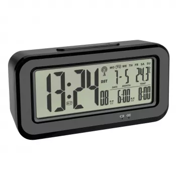 TFA Dostmann BOXX Digital-Wecker Schwarz 60.2554.01