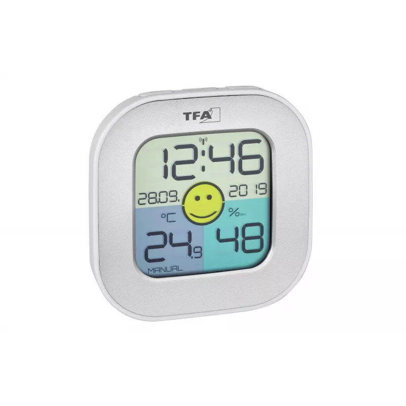 TFA Dostmann FUN Innenraum elektronisches Hygrometer Silber 30.5050.54